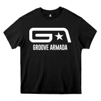Black GROOVE ARMADA NORTHERN STAR Heavy Core Tee - linhVisuals