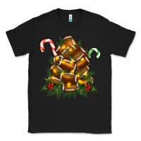 Black football tree christmas Classic Tee - RanaPortraitStore