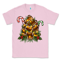 Bubblegum Pink football tree christmas Classic Tee - RanaPortraitStore
