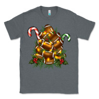Charcoal Heather football tree christmas Classic Tee - RanaPortraitStore