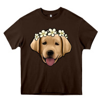 Chocolate Brown Labrador Heavy Core Tee - Jasminsmagicworld