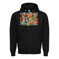 Black western back to school 5th grade 2 Zipper Hoodie - Jasminsmagicworld