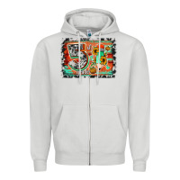 Dove Grey western back to school 5th grade 2 Zipper Hoodie - Jasminsmagicworld