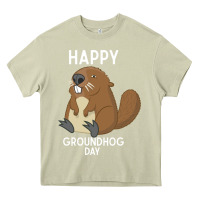 Mossy happy groundhog day respect the shadow funny spring prediction holiday Heavy Core Tee - linhVisuals