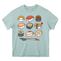 Arona happy sushi kawaii anime japanese food lover funny illustration gift Heavy Core Tee - linhVisuals