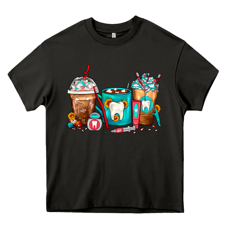 Dentist Coffee Cups Heavy Core Tee by FaDigitalArtStudio | Teevron