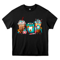Black Dentist Coffee Cups Heavy Core Tee - FaDigitalArtStudio