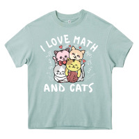 Arona i love math and cats mountain heart mathematics lover gifts cute and f Heavy Core Tee - linhVisuals