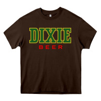 Chocolate Brown Dixie Beer Heavy Core Tee - linhVisuals