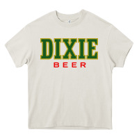 Cream Dixie Beer Heavy Core Tee - linhVisuals