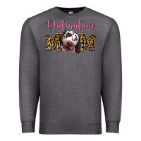 Charcoal Heather Dalmatian Mom Premium Sweatshirt - Jasminsmagicworld