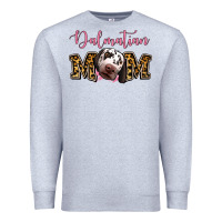 Heather Grey Dalmatian Mom Premium Sweatshirt - Jasminsmagicworld
