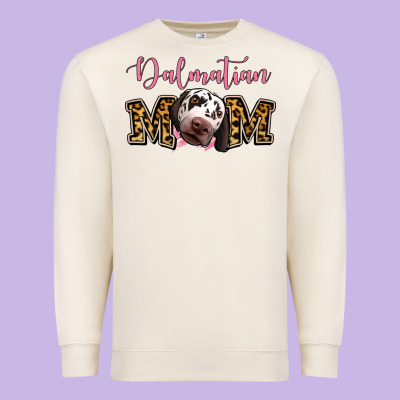 Dalmatian Mom Premium Sweatshirt Designed By Jasminsmagicworld