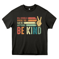 In A World Where You Can Be Anything Be Kind Kindness Inspirational Gi Heavy Core Tee | Teevron