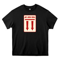 Black this way up Heavy Core Tee - linhVisuals