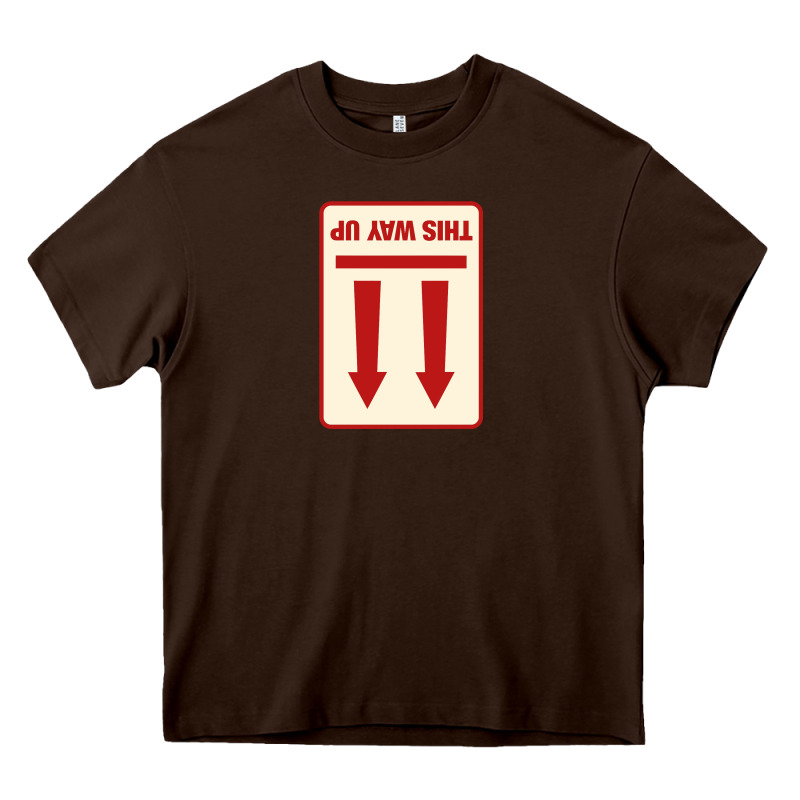 This Way Up Heavy Core Tee by linhVisuals | Teevron