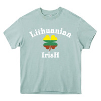 Arona lucky lithuanian irish flag shamrock leaf st patricks day Heavy Core Tee - linhVisuals