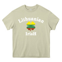 Mossy lucky lithuanian irish flag shamrock leaf st patricks day Heavy Core Tee - linhVisuals