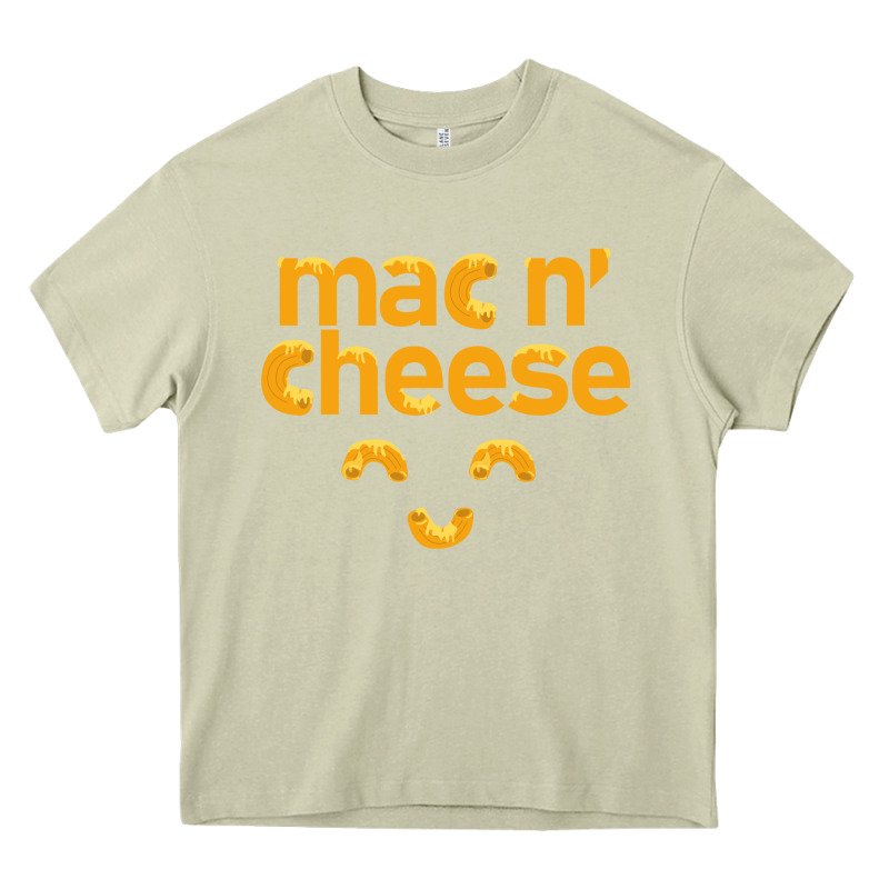 Mac N' Cheese Funny Macaroni With Cheese Lover Gift Heavy Core Tee by linhVisuals | Teevron