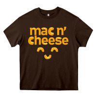 Chocolate Brown mac n' cheese funny macaroni with cheese lover gift Heavy Core Tee - linhVisuals