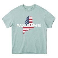 Arona made in maine american flag funny patriotic state lover gift Heavy Core Tee - linhVisuals