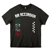 Mexican Flag Air Accordion Music Instrument Lover Gift Heavy Core Tee | Teevron