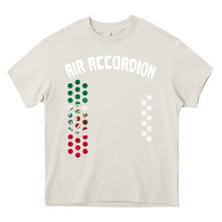 Cream mexican flag air accordion music instrument lover gift Heavy Core Tee - linhVisuals