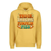 Antique Gold thick thighs pumpkin pies Premium Hoodie - BarkalooDesign