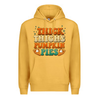 Mustard thick thighs pumpkin pies Premium Hoodie - BarkalooDesign