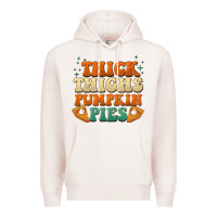 Pale Pink thick thighs pumpkin pies Premium Hoodie - BarkalooDesign