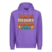 Purple thick thighs pumpkin pies Premium Hoodie - BarkalooDesign