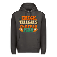 Smoke thick thighs pumpkin pies Premium Hoodie - BarkalooDesign