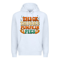 White thick thighs pumpkin pies Premium Hoodie - BarkalooDesign