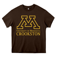 Chocolate Brown university of minnesota  crookston, Gear Heavy Core Tee - linhVisuals