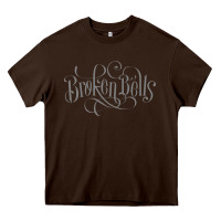 Chocolate Brown broken bells Heavy Core Tee - linhVisuals