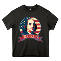 Asphalt benjamin franklin Heavy Core Tee - linhVisuals