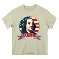 Mossy benjamin franklin Heavy Core Tee - linhVisuals