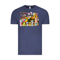 Vintage Denim Im Digging Easter Vintage Tee - CowhideDigitalArt