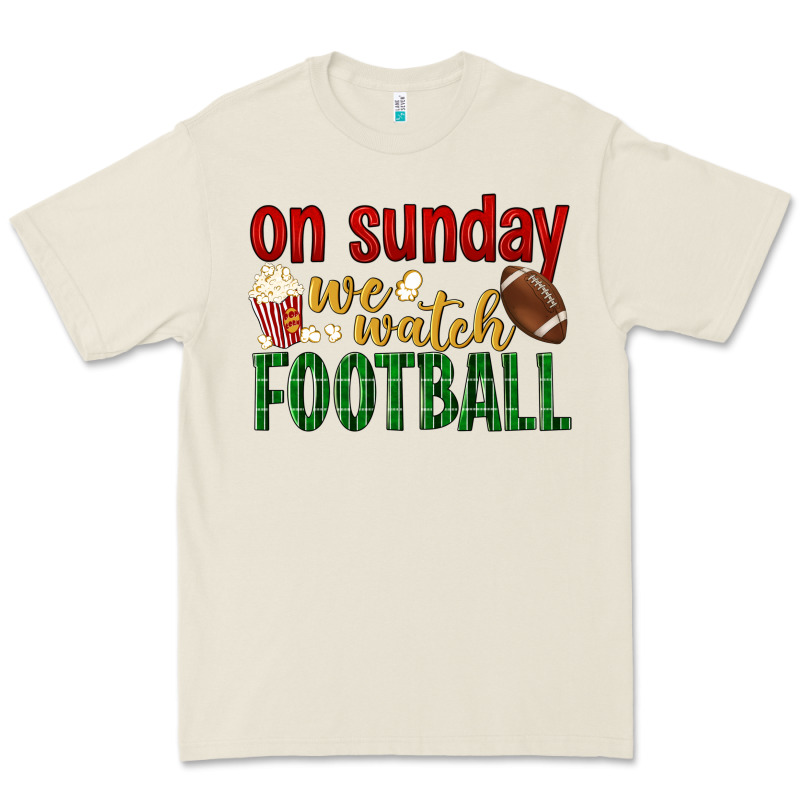 On Sunday We Watch Football Premium Tee by BundleAndBundleShop | Teevron