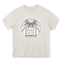 Cream clark university Heavy Core Tee - linhVisuals