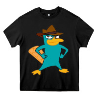 Black phineas and ferb, agent p, perry the platypus Heavy Core Tee - linhVisuals