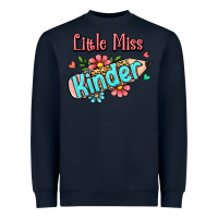 Navy little miss kindergarten Heavyweight Sweatshirt - RanaPortraitStore