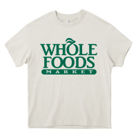 Cream whole foods market Heavy Core Tee - linhVisuals