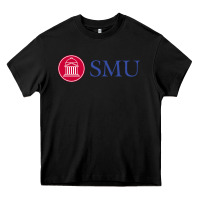Black The southern methodist university Heavy Core Tee - linhVisuals