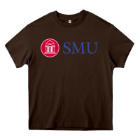 Chocolate Brown The southern methodist university Heavy Core Tee - linhVisuals