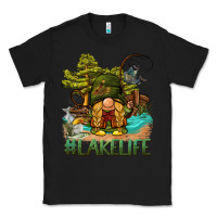 Black lake life gnome Classic Tee - BarkalooDesign