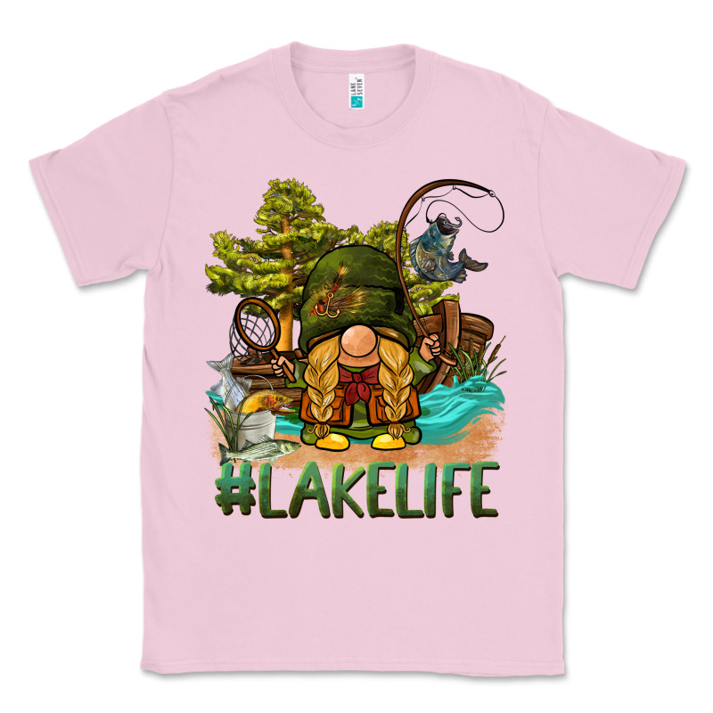 Lake Life Gnome Classic Tee by BarkalooDesign | Teevron