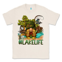 Natural lake life gnome Classic Tee - BarkalooDesign
