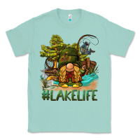 Seafoam lake life gnome Classic Tee - BarkalooDesign
