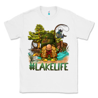 White lake life gnome Classic Tee - BarkalooDesign